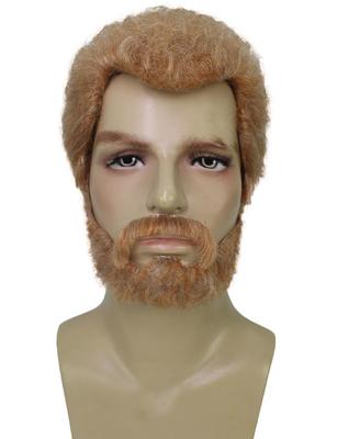 Wigs2you H-5688 Принц Уэльский Британский Рыжевато-коричневый Парик и Борода для Взрослых Мужчин