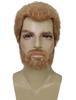 Wigs2you H-5688 Prince of Wales British Ginger Brown Wig and Beard Set for Adult Men
