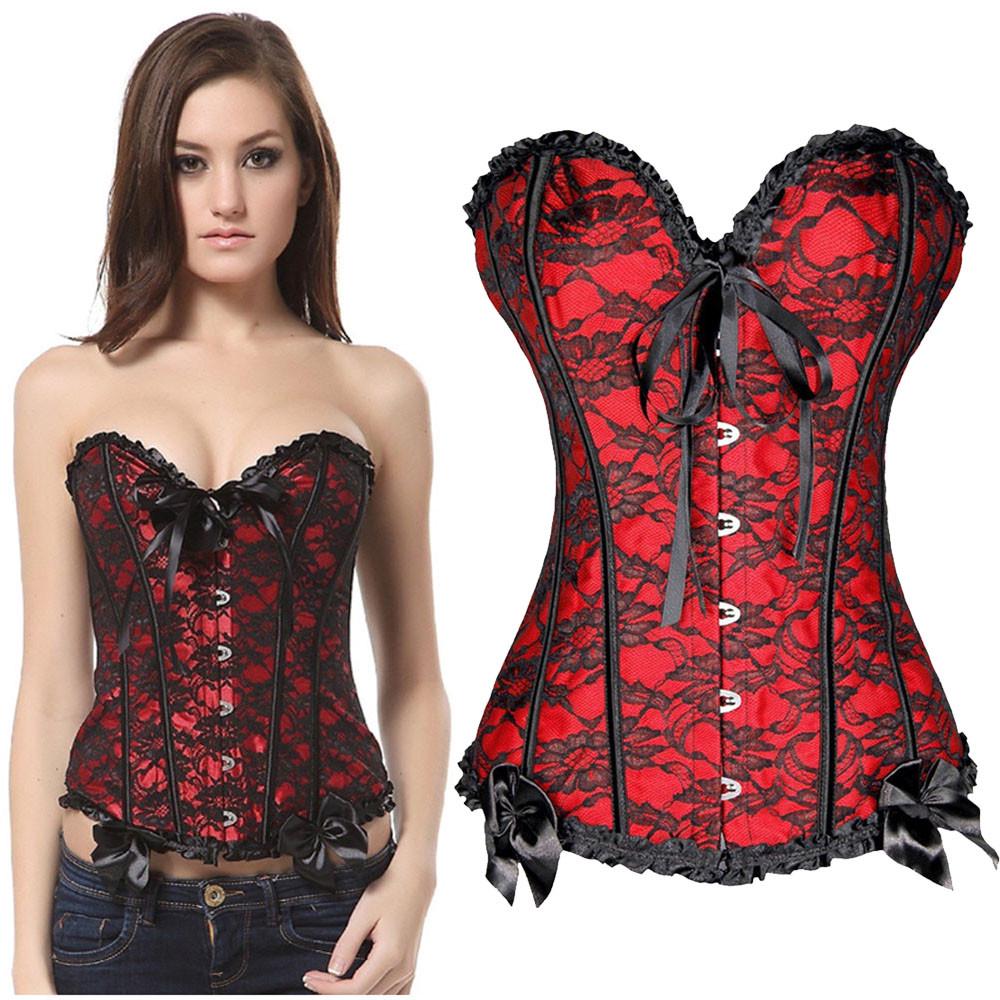 Женский атласный корсет-бюстье с шнуровкой сзади, на косточках, с G-стрингами, боди для формирования фигуры, размер S-6XL, новый стиль