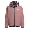 Adidas Originals Reversible Allover Print Fleece Zip-Up Hooded Jacket Unisex Jackets Dark-Purple Mysterious-Oxidized-Red JD6368
