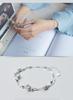 925 Sterling Silver Frosted Beads Bracelets Jewelry Gifts  Women Box Chain Fashion Trendy Bracelet Jewelry