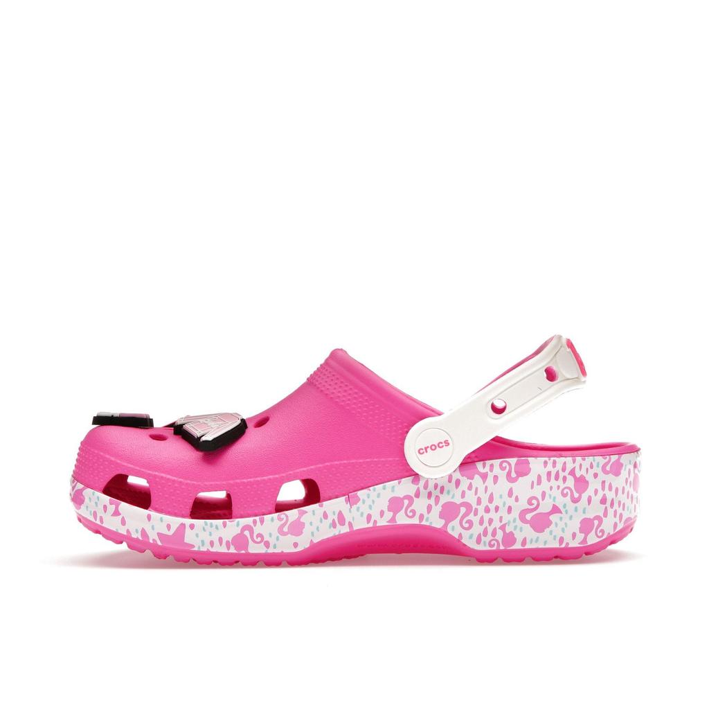 Crocs Классические кроксы унисекс Barbie Электрический розовый 208817-6QQ