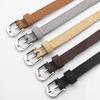 Pin Buckle Business Waist Belt Casual Waistband Fashion Suede Leather Belt For Women