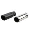 Single tube stainless steel automobile exhaust pipe muffler tail throat Automobile rear tail throat exhaust muffler auto parts