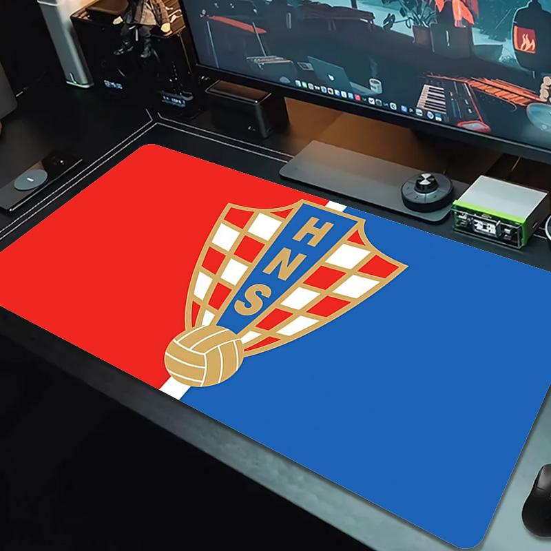 Croatia National Football Team Print Cushion Non-slip Laptop Tablet Big Mousepad XXL Mat Mini PC Playmat With Lock edge