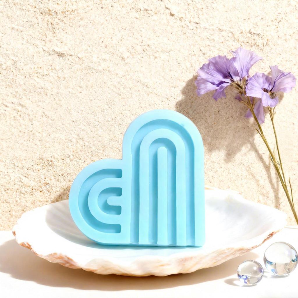 Korean Ornaments Ins Silicone Mold for Home Decoration New Design Arch Rainbow Bridge Love Heart Geometric Lines for Cake Tools