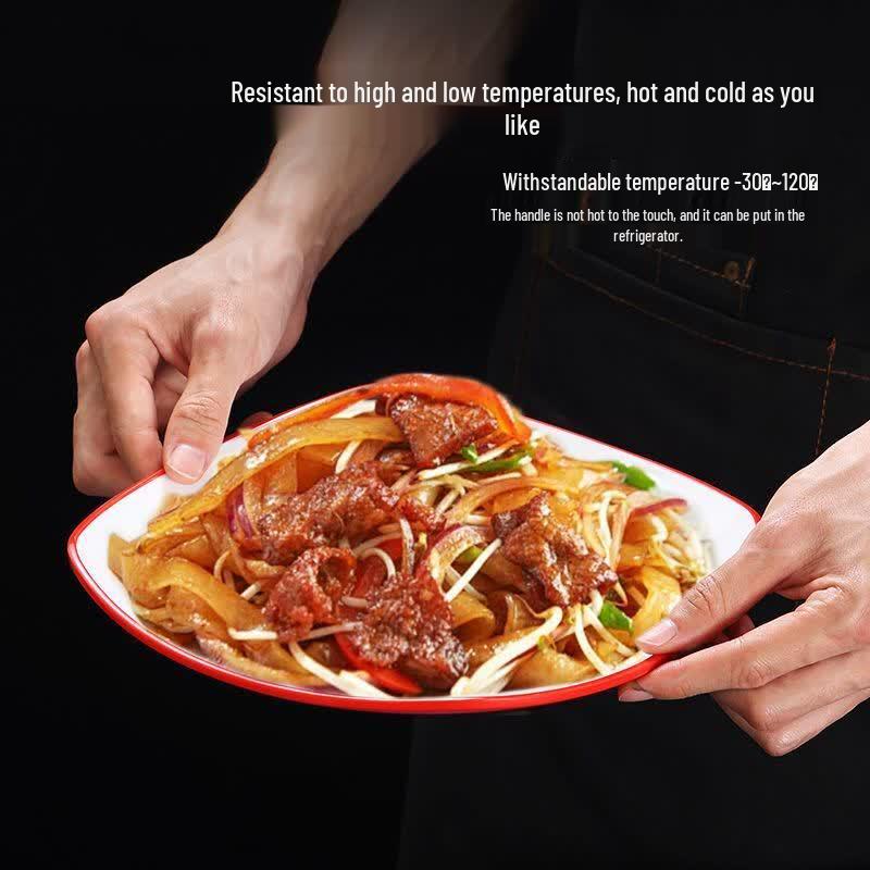 Dairuien Square Melamine Covered Meal Tray