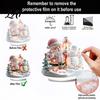 Decorative Acrylic Signs 2D Christmas Angel Figurine with Warm LED Lights Glowing Holiday Tabletop Lighted Decor for Home Living Room Desk