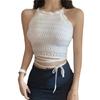 New Summer Hot Girl Sexy Knitted Vest Wearing Outside and Inside Slim Strap Strap Top for Women