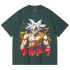 230 Gsm 100% Cotton Dragon Ball V11 Goku Ultra Print Unisex Heavy Cotton T Shirt