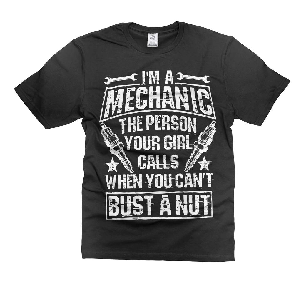 Unisexs Funny Shirt Mechanic Joke Shirt Humorous Gift For Him Mechanic Gift Shirt