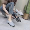 Cowhide Hollow Women's Dad Shoes Spring And Summer New Retro Lightweight Large Size 42 Casual Sports Shoes Thick-soled Sandals