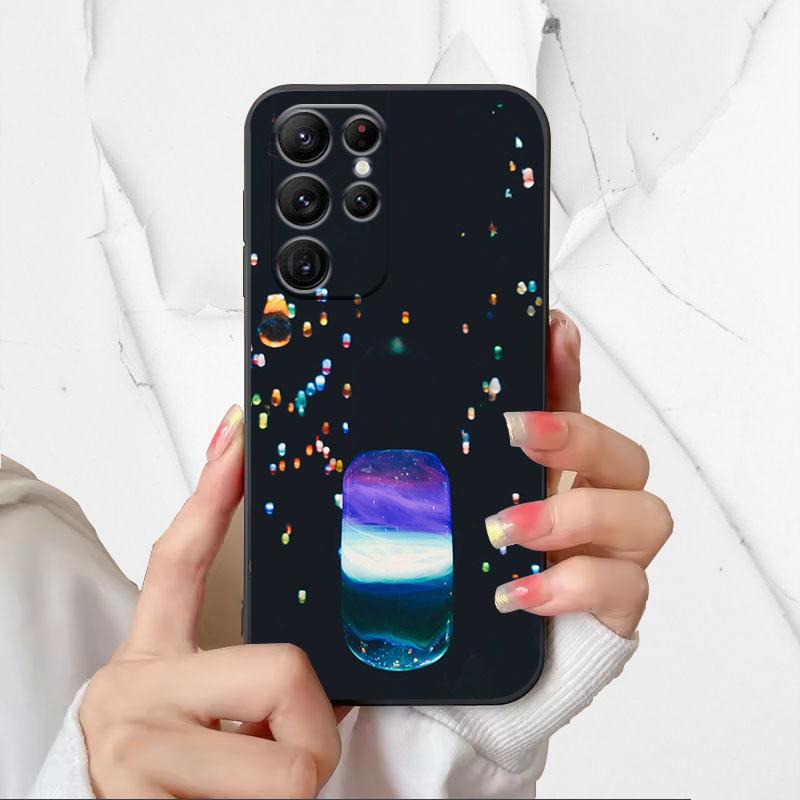 Чехол для телефона с узором космонавта для Samsung Galaxy S25 Ultra Чехлы для Galaxy S 25 Ultra Мягкий силиконовый корпус Черный TPU Fundas
