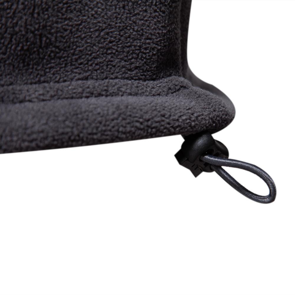 Мужская осенне-зимняя новинка, толстовка с воротником-стойкой и половинной молнией, с длинными рукавами, флисовый топ для мужчин