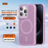 Роскошный Матовый Магнитный Чехол для Телефона с Теплоотводом для iPhone 16 E 15 14 Plus 13 12 11 Pro Max Для Magsafe Ударопрочная Задняя Крышка