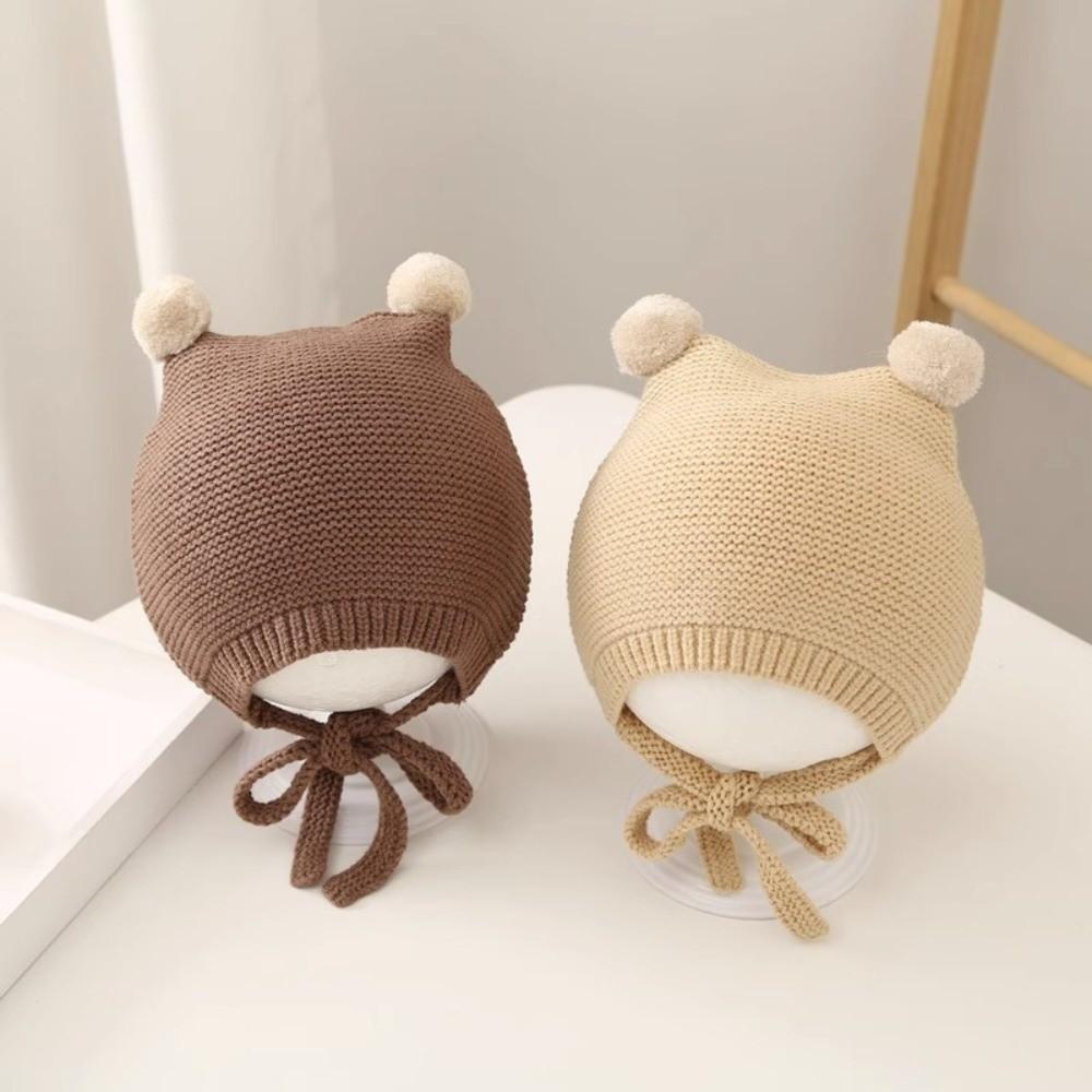 Crochet Baby Knitted Hat Warm Woolen Hat Cute Toddler Beanies Cap Children