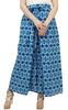 Ladies Thai Fisherman Summer Pants Blue Trousers Boho Gypsy Harem-L