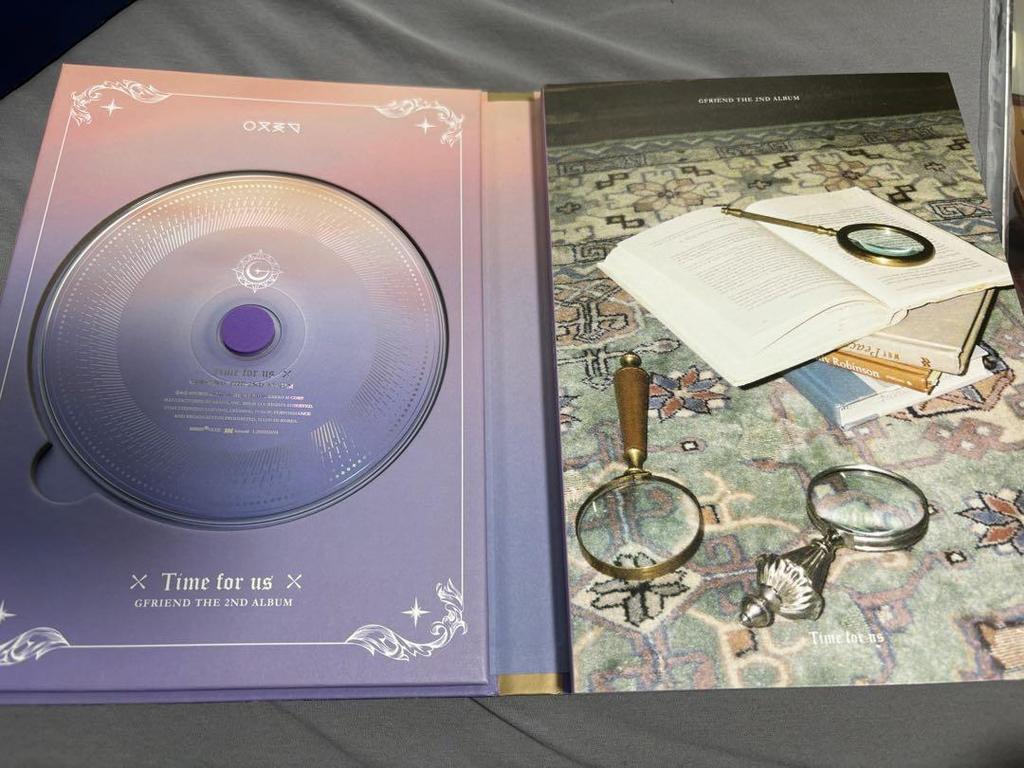 [USED] Mini Poster with Trading Card GFRIEND Time for Us Umji SinB