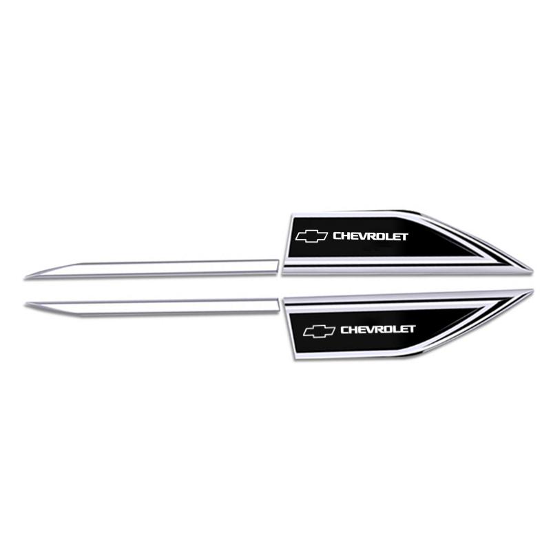 Automotive decorative patch car exterior mudguard side waistline sticker metal sticker suitable for Chevrolet models