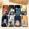 Чехол для телефона с аниме K-Kento N-Nanami для Samsung A73,72,71,53,52,51,22,91,80, Мягкий черный чехол