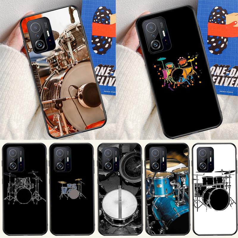 Чехол для музыкального инструмента Барабан для Xiaomi 14T Pro 13T 11T 12T 13 14 15 Ultra POCO X7 Pro X3 X5 X6 F5 F6 M6 Pro