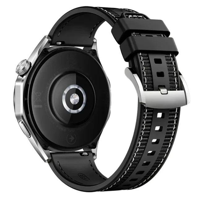 22mm Strap For Huawei Watch GT 5 4 3 Pro 46mm Band For Huawei Watch 5 4 3 Pro 48mm Ultimate Nylon Silicone Wristbands Bracelet