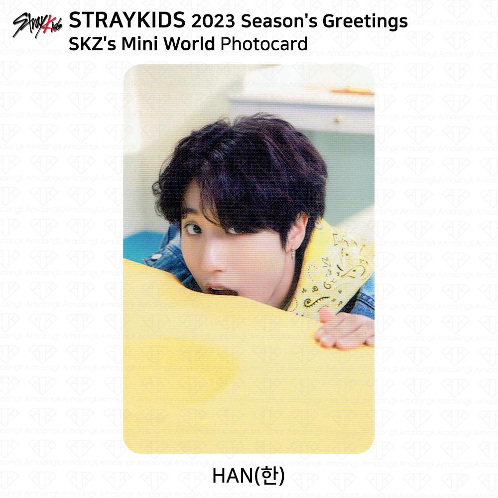 Stray Kids 2023 Новогодние поздравления Селфи Фотокарточка 4cut Photo JYP Shop Benefit