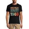 Men's T-Shirt Awesome Since August 1969 - Gift for 52nd Birthday Tee Shirt