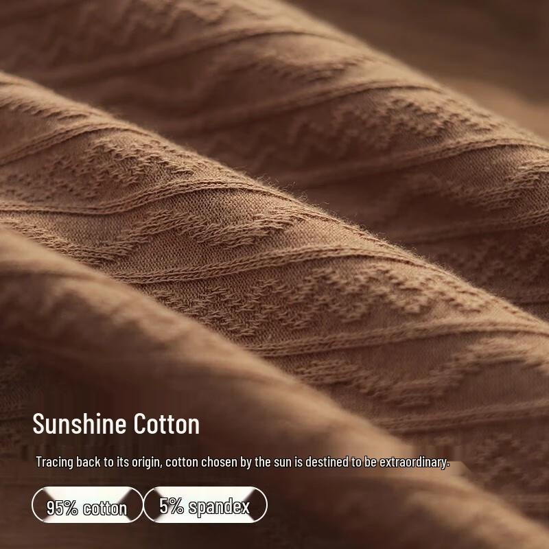 Мужские антибактериальные боксеры-брифы FitonTon 10A из чистого хлопка, 3 штуки