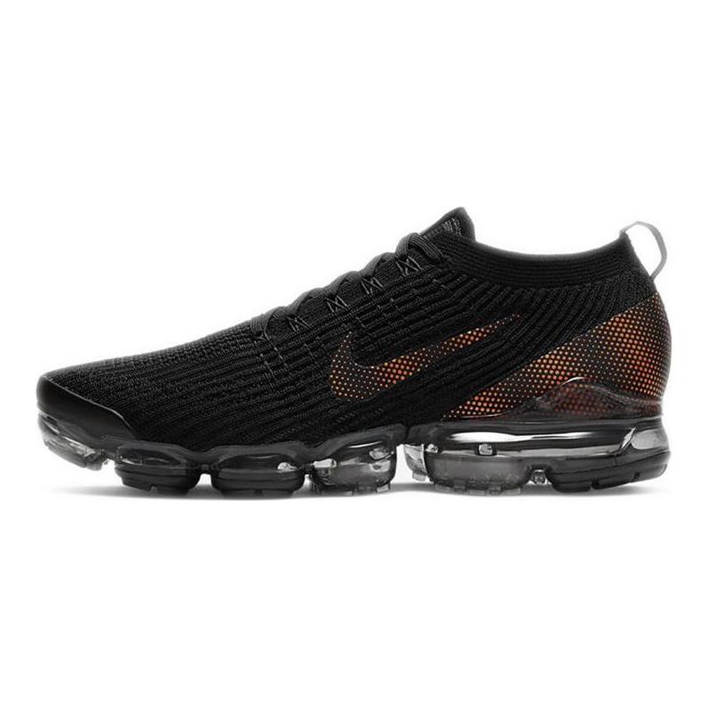 Nike Air VaporMax Flyknit 3 Черный Total Orange Dark Smoke Grey CU1926-001
