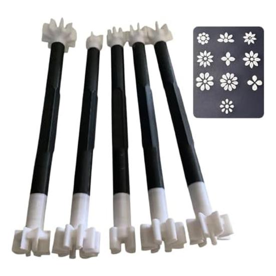 Набор инструментов для точечной росписи цветов, художественная штамп-ручка, набор для рисования нейл-арта, инструменты для штампинга граффити своими руками для начинающих