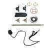 600mm Go Kart Rear Live Axle Kit with Brake Assembly Chain for 50cc 70cc 90cc ATV Quad Bike Drift