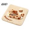 Plush Seat Pad Animal Chair Pad, Square Cozy Cushion, Cute Puppy Cat Pattern, 15.8 Dormitory x Inch Cushion with Non-Slip Backing for Dining
