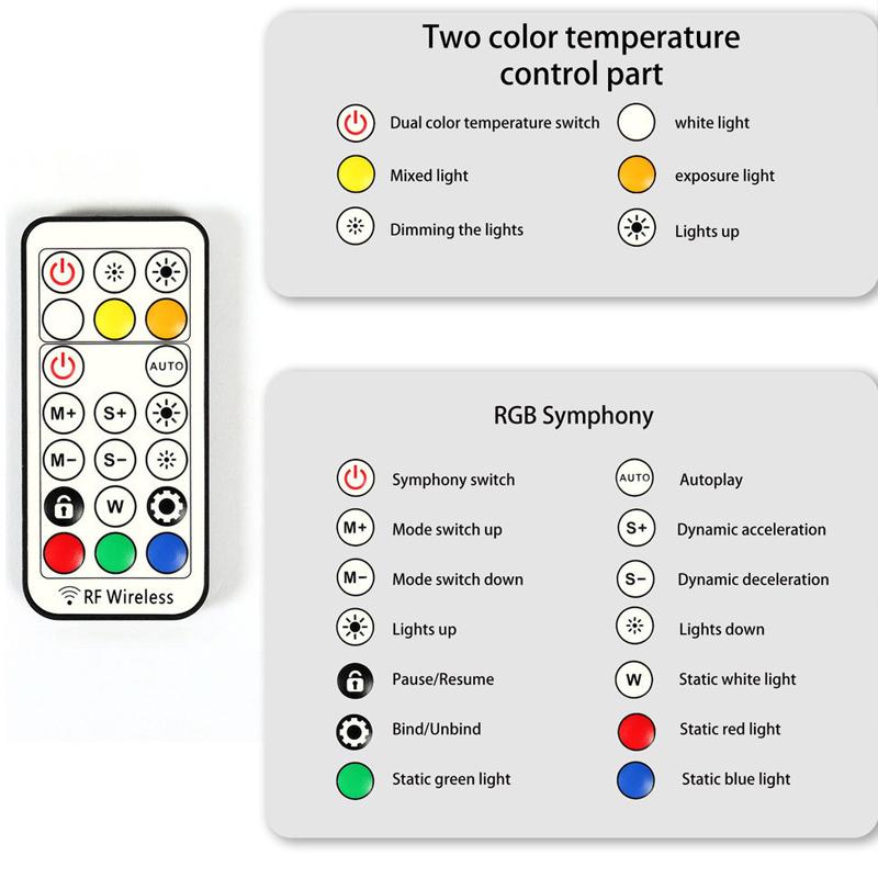 13inch RGB Led Selfie Ring Light With 0.5m 1.6m 2m Tripod Colorful 33cm Photographic Lighting With Remote Control For Youtube