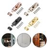 Защита двери Красно-бронзовая Латунная Дверная щеколда Удобный раздвижной механизм Устойчивый к ржавчине Герметичная сварная конструкция