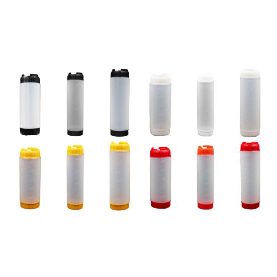 Диспенсер для меда Бутылка для выдавливания Без БФА Диспенсер для салатной заправки Многоразовый контейнер для сиропа для контроля порций