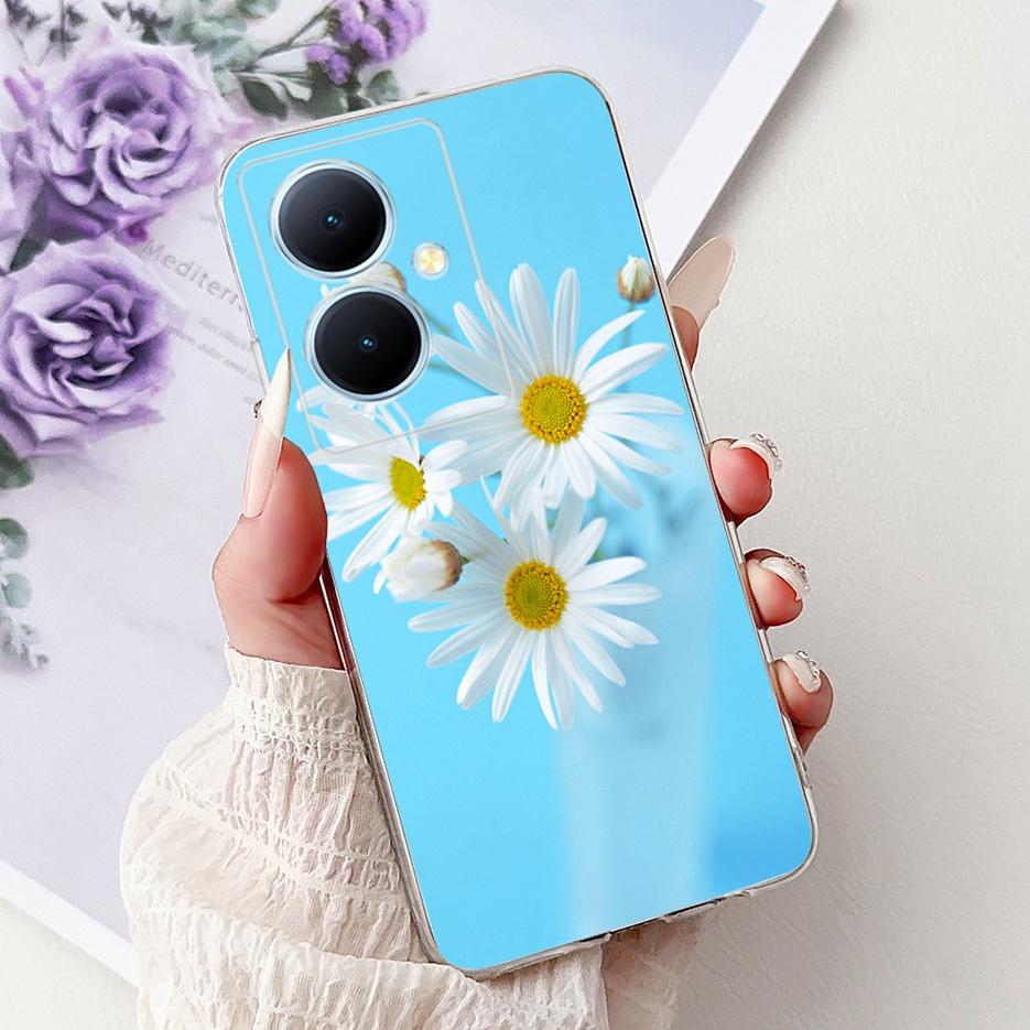 Для Vivo Y78 Plus 5G Чехол V2271A Новый Роскошный Расписной Чехол Мягкий Тонкий Чехол для Телефона Для Vivo V29 Lite V29LIte V2244 Y78+ Fundas Coque