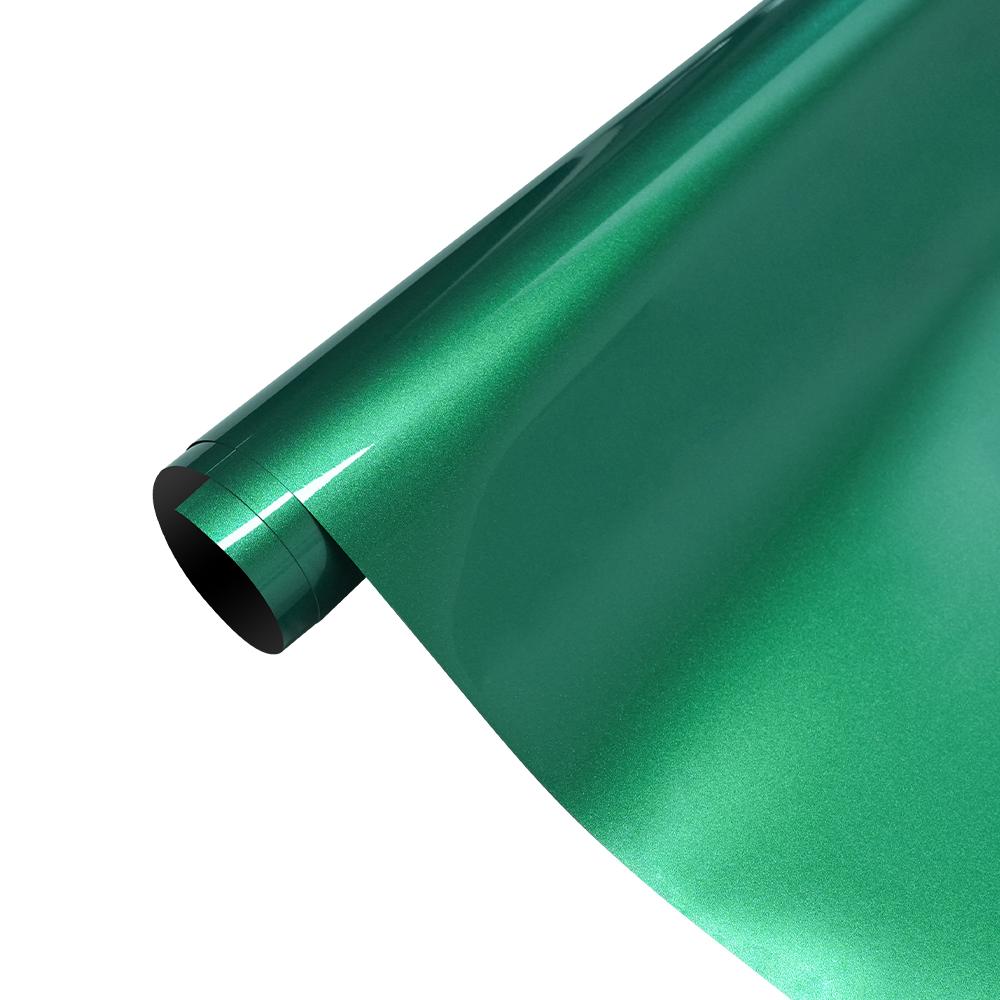 Car Vinyl Film Isle of Man Green Metallice Color Auto Decal Sticker With Air Release Technology Motorcycle Car Body Decoration