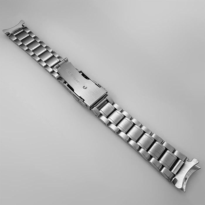 [Oyster Jubilee] Watch Band Bracelet Seiko SKX007 SKX009 Diver Steel Replacement, Silver, 22mm