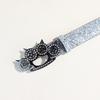 Оригинальный ремень со стразами и пряжкой в виде когтя тигра, блестящий декоративный женский ремень в стиле панк, декоративный женский ремень Yabi