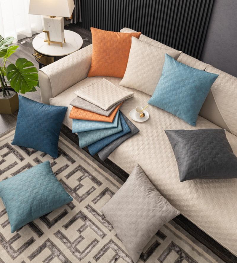 Ультразвуковая водонепроницаемая кожаная подушка для дивана, устойчивая к царапинам, противоскользящая, антипригарная, полотенце для дивана, техническая ткань, чехол для дивана в гостиную