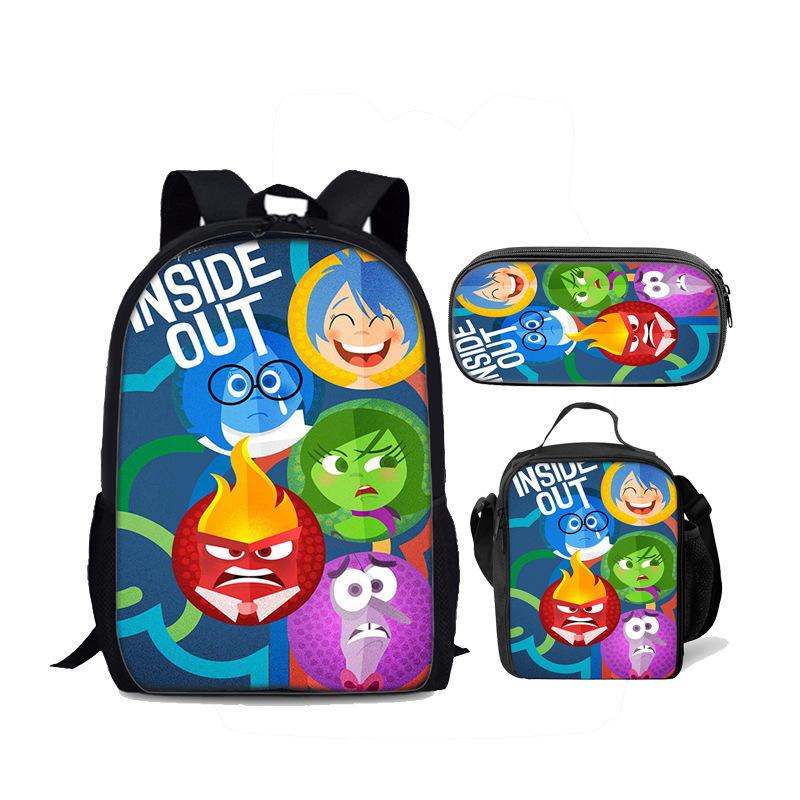 Школьный рюкзак Insideout Student 17 дюймов, сумка-холодильник, набор из трех предметов Mind Team