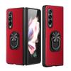 Кожаный чехол с кольцом-держателем и защитой от падения для Samsung Galaxy Z Fold 4 5g Fold4 Fold3 Fold2 Fold 3 2 Zfold4 Business Slim Coque