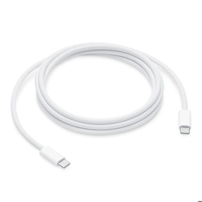 Câble de charge USB‑C tressé 240 W (2 m) Apple Original – Haute résistance & connexion fiable