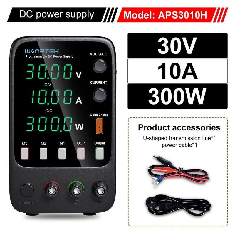 2025 Новый программируемый источник питания постоянного тока WPS3010H лабораторный рабочий стол для технического обслуживания 30 В 10 А регулятор напряжения тока переменного тока 220 В