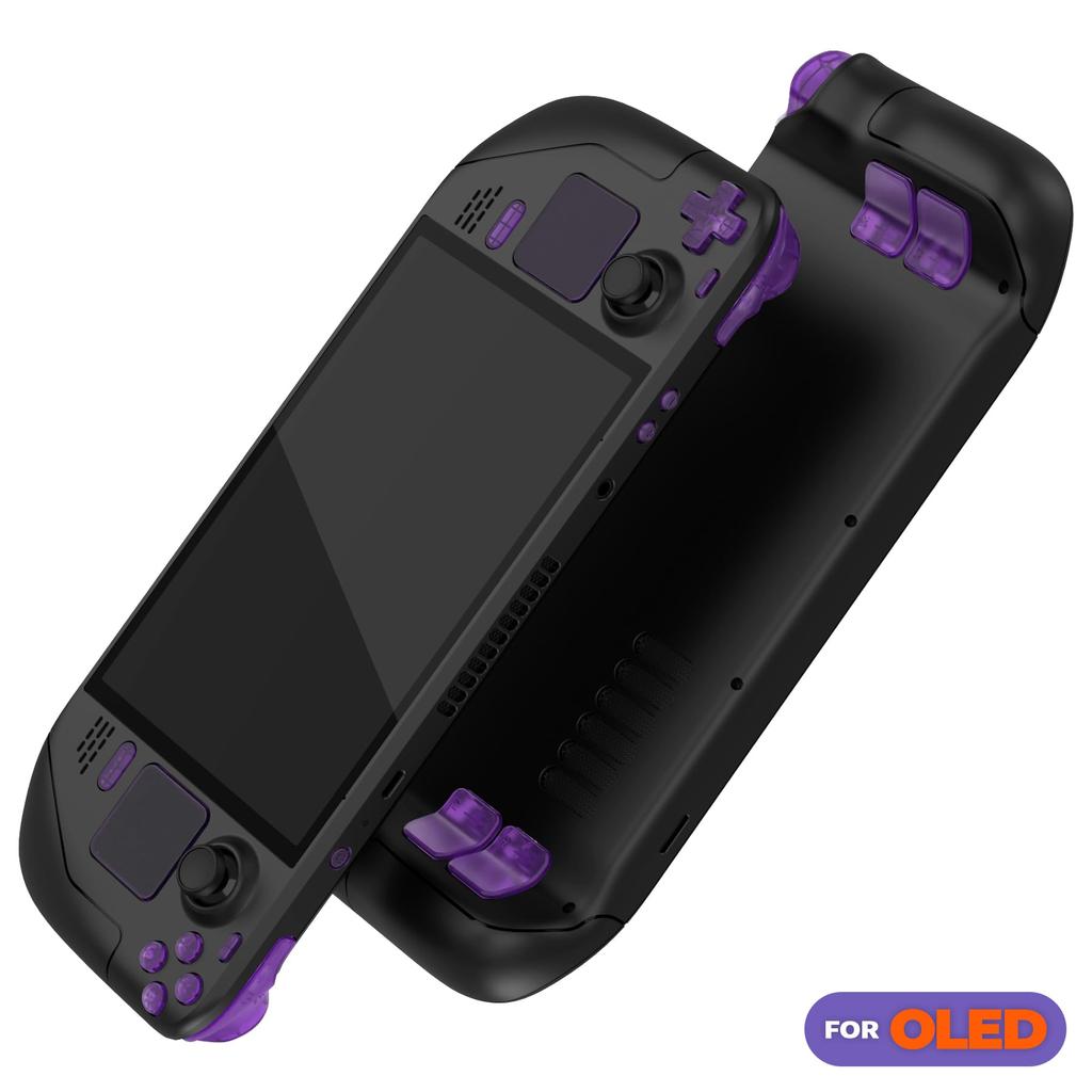 EXtremeRate сменный полный набор кнопок для портативной консоли Steam Deck OLED, совместимый с консолью Steam Deck OLED, изготовленный своими руками бампер для трекпада ABXY с