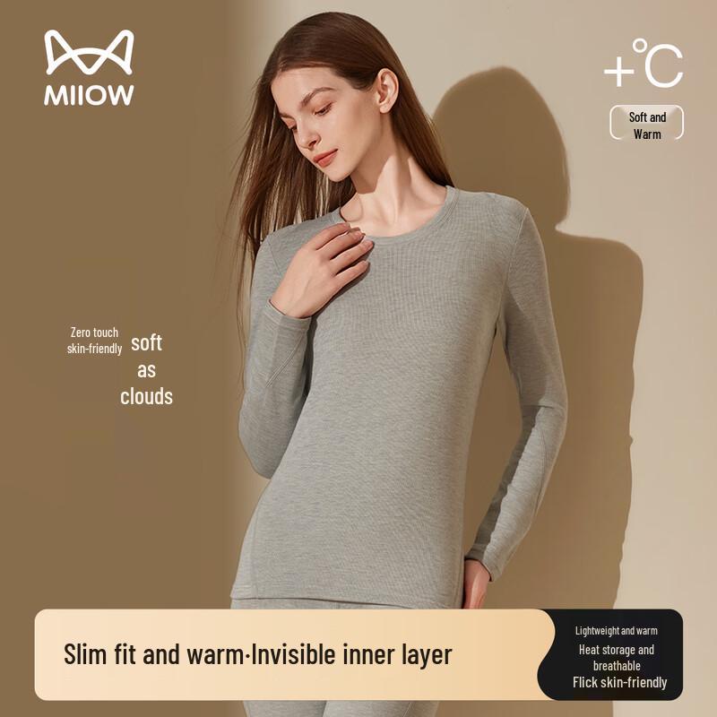 Женский комплект термобелья Mao Ren с высокой эластичностью и флисовой подкладкой