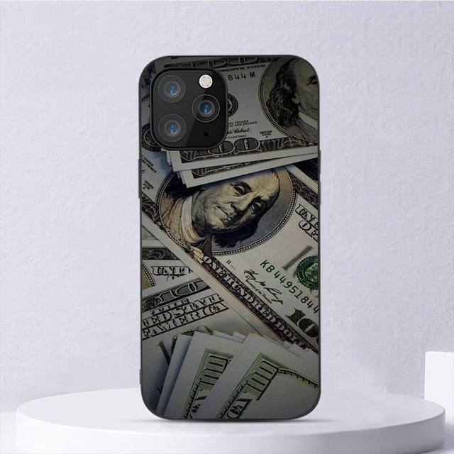 Чехол для телефона с долларами и деньгами для Iphone 11 12 Mini 13 14 Pro Xs Max X 8 7 6s Plus 5 Se Xr Shell