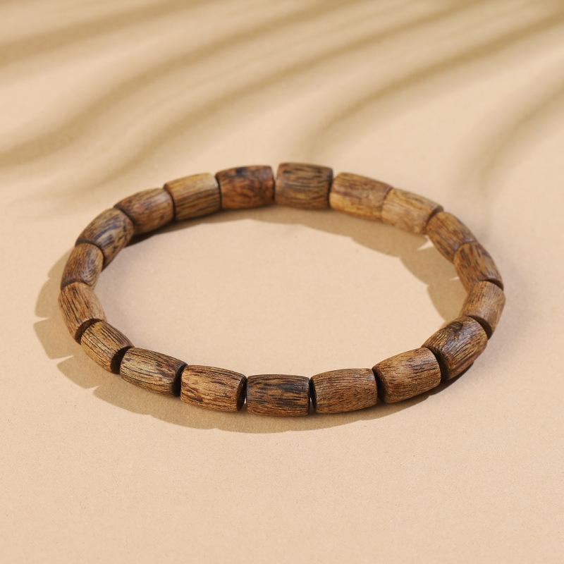 Natural Old Material Hainan Qinan Men And Women High Oil Content Bead Bracelet