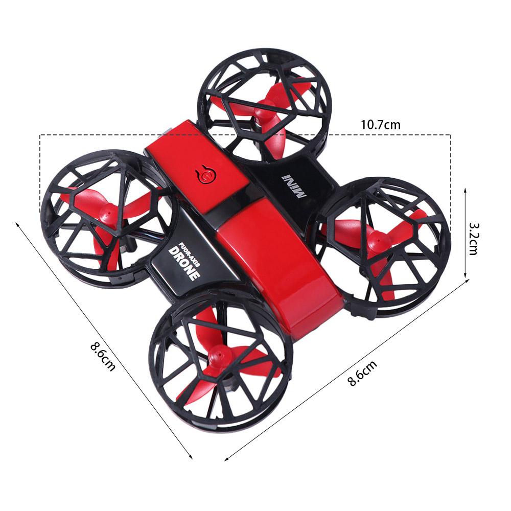 with Light Rotation Remote Control Plane Flying Quadcopter Plane Toy Home Decor